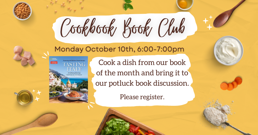 Cookbook Book Club Oct. 10